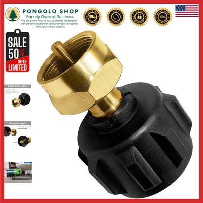 Quick Connect Propane Adapter for 1 lb Disposable Tanks - Easy Installation