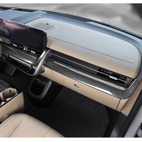 For Hyundai Ioniq 5 2025 Carbon Fiber Center Console Dashboard Frame Cover Trim - Bild 4 von 9