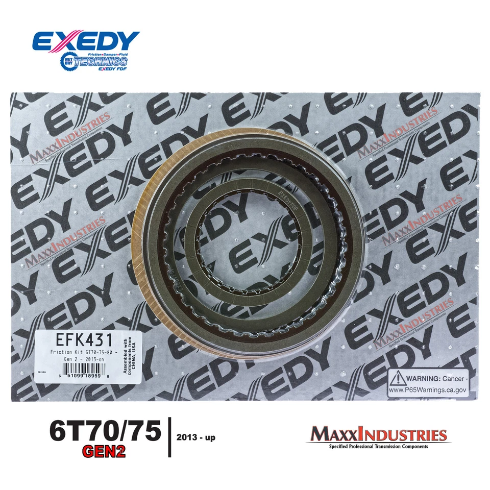 Kit de embrague de fricción de reconstrucción de transmisión para GM 6T70 6T75 2013+ GEN2 - OEM Foto 4 de 4