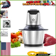 Efficient 250W Stainless Steel Food Processor: Perfect for Chopping and Mincing