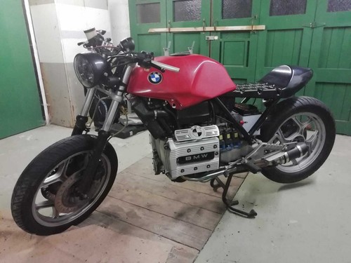 BMW K100 K75 Custom Cafe Racer Street Scrambler Seat - Black ABS *LAST ONE* - Picture 10 of 13