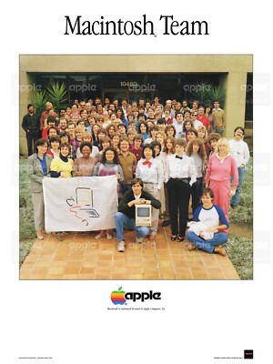 Macintosh Team Poster 30x40cm