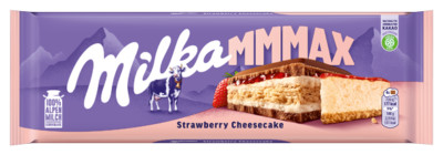 Milka Mmmax Strawberry Cheesecake 300g
