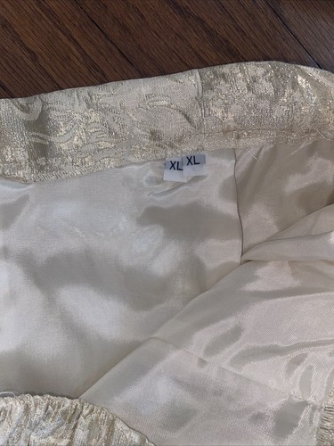 NWT VTG CHARIASSE 3 Pc JACKET TOP SKIRT SET BROCADE MOTHER BRIDE FORMAL XL $760 - Picture 11 of 12