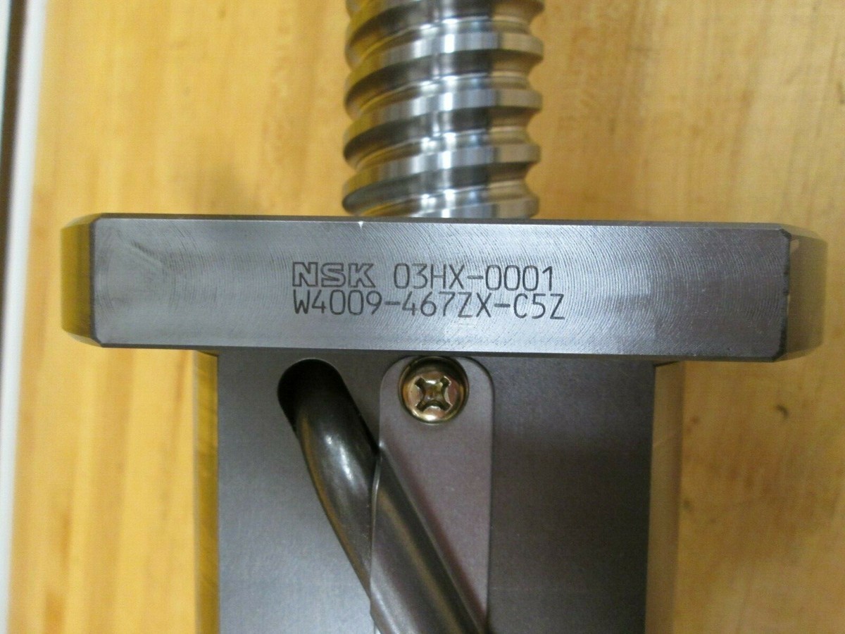 NSK PRECISION GROUND BALLSCREW 10mm LEAD 40mm THREAD DIAM NSK PRECISION GROUND BALLSCREW 10mm LEAD 40mm THREAD DIAM