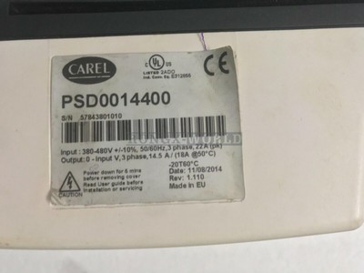 1pcs used Carel PSD0014400 Inverter