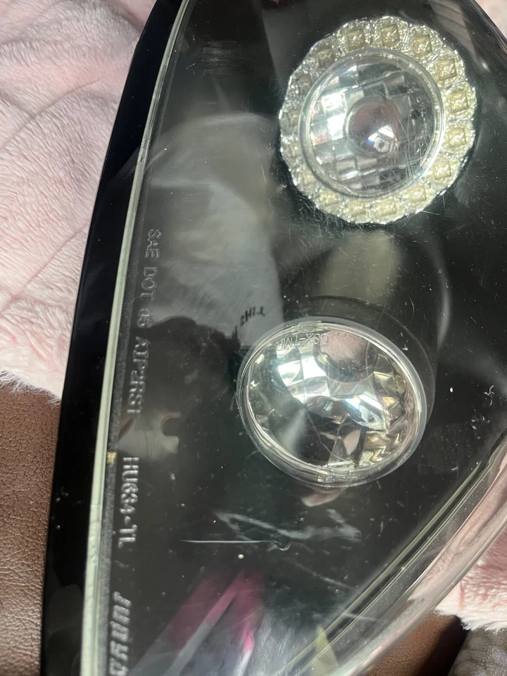 Se adapta a faros proyectores halo Mitsubishi Eclipse 2006-2011 barra de luces LED 06-11 Foto 3 de 4