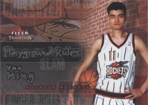Yao Ming 2002/03 FLEER Tradition Triple Rookie RC 2X LOT 271 295