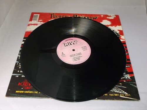 Tucker Rainbow: Push Me To War 1994 EX+ Ariwa LP - Picture 2 of 4