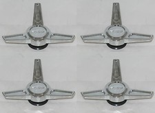 4 Boss Motorsports Wheel Rim Spinner Tribar Chrome Knockoff 3216 Center Caps
