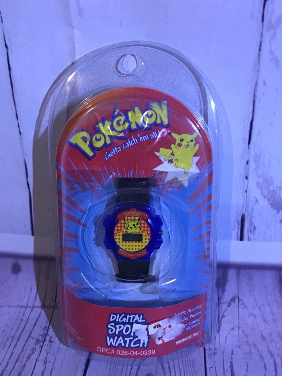 pokemon digital wrist watch
