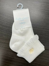 Ralph Lauren "Layette" Baby Socks 0-6 mo 
