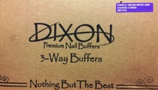 500 Nail Buffers - Dixon Buffer 3 Ways Block Purple -Grit 60/100 X coarse 