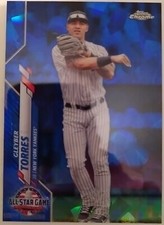 Gleyber Torres Sapphire 2020 Topps Chrome Update + Base Included #U-134 NM-MT