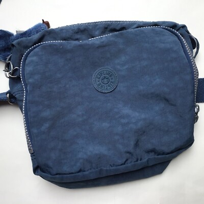 Kipling Shoulder Bag Adjustable Strap With Monkey Blue With