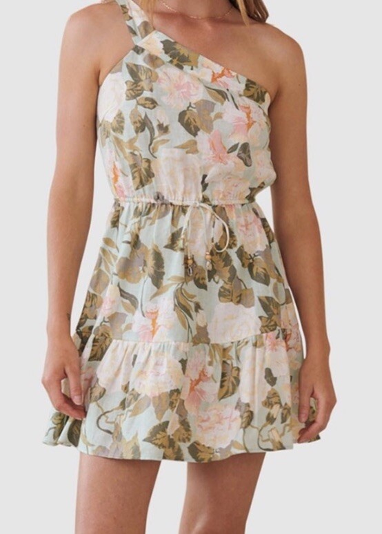 kivari one shoulder dress Lani One Shoulder Mini Dress KIVARI International