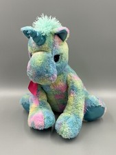 Blue Tie Dye Unicorn Plush Stuffed Animal Toy Excite USA 15"