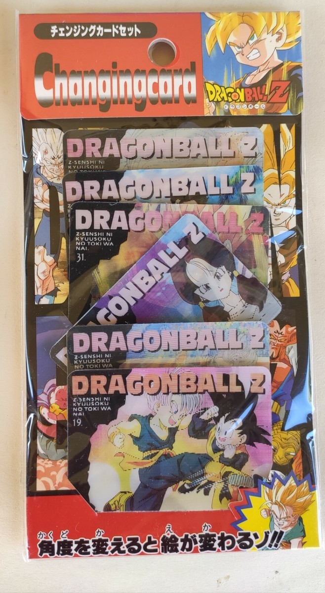 1X Changing Card Dragonball Z Senshi No Kyuusoku Pack Of 6