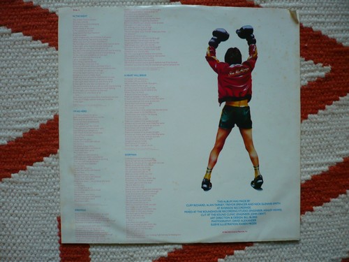 Cliff Richard I'm No Hero Vinyl US Import EMI America 1980 LP EXC - Picture 7 of 9