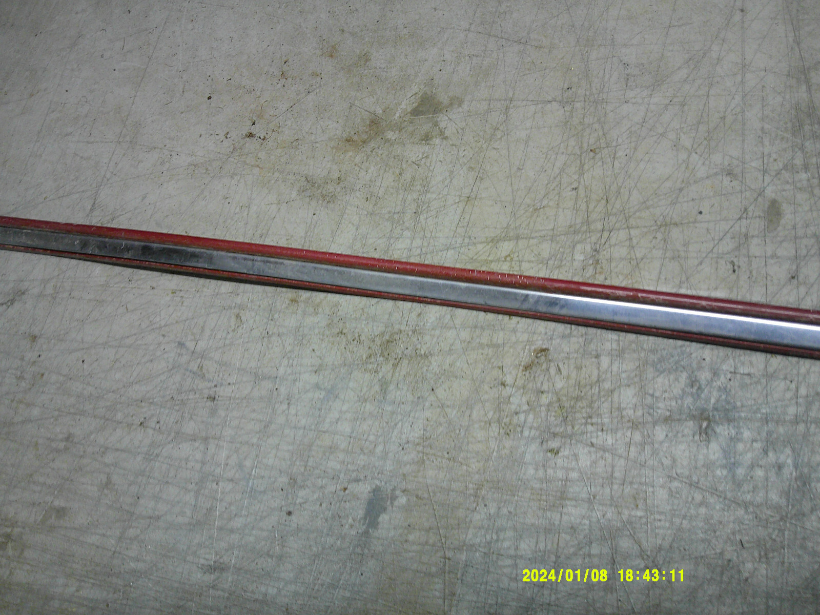 Driver Door Moulding Red Chrysler Maserati TC 89 90 91