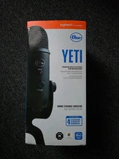 Logitech for Creators Blue Yeti Premium Multi-Pattern USB Microphone, Black NEW