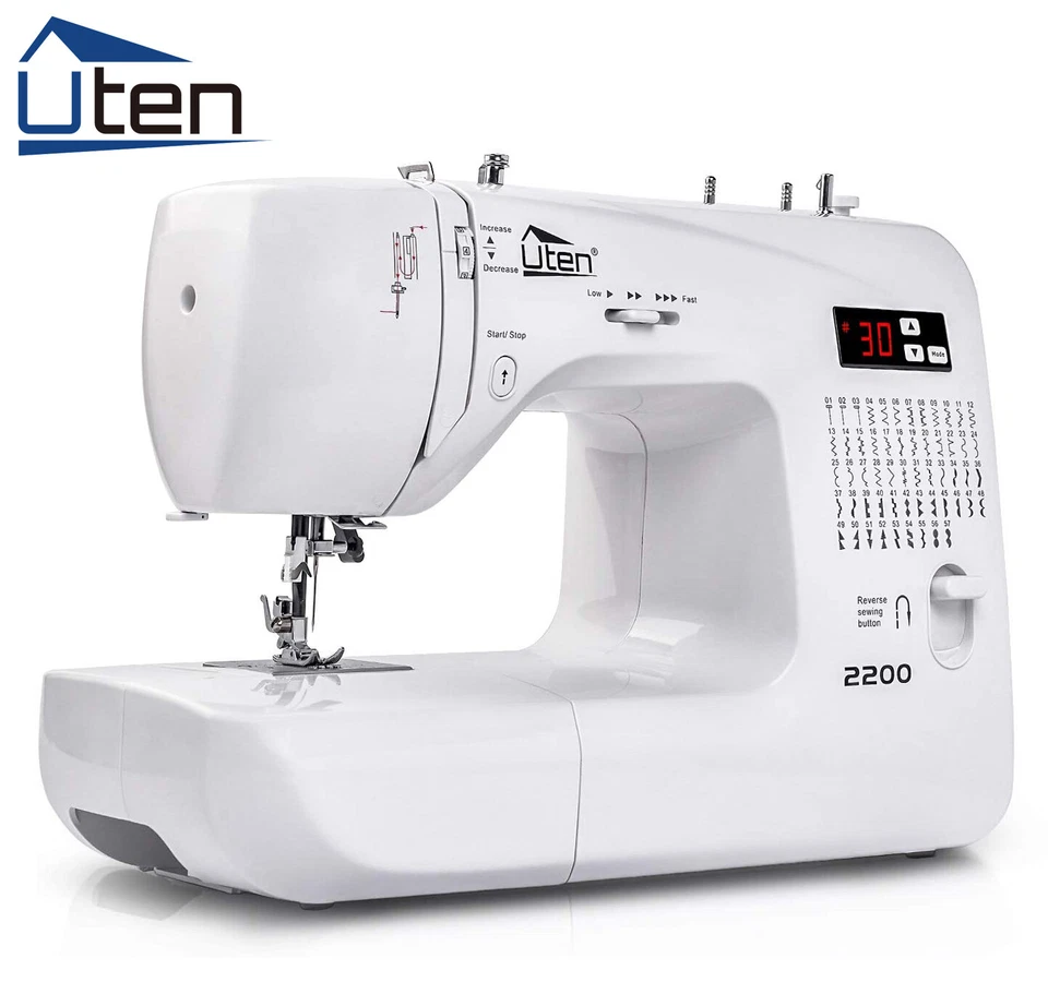 UTEN Sewing Machine Computerized Embroidery Sewing Machine with 60 Built-in Stitch