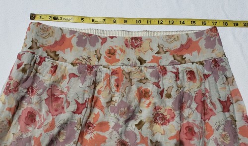 Maurices Dress Skirt Floral Flowy Light Weight Bottoms Womens Size Large Layers - Picture 3 of 8