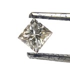 GIA certified loose .41ct I2 L princess cut diamond vintage antique Natural — photo 2