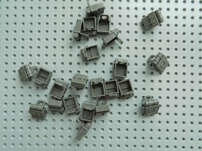 Lego Lot of 20 New Reddish Brown Minifig Backpacks Non-Opening Parts