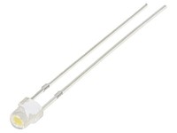 2X OSM5DK3VA1A Led 3 Mm Warmweiß 1120Mcd 100° Front: GewöLbt Rastermaß: 2,54Mm O