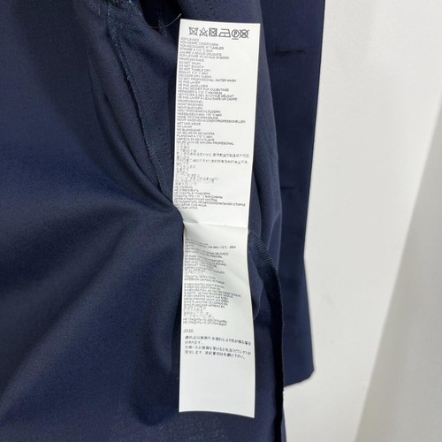 Maison Margiela Wool Shirt Jacket Blouse Men Size 44 Navy Blue 20AW USED - Picture 6 of 6