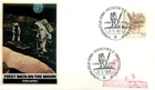 BB001 Folio-print FDC Germany 1969 First men on the Moon