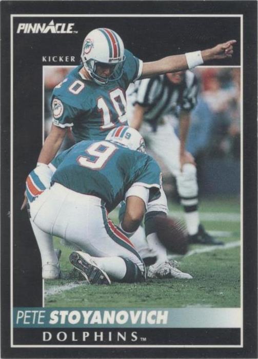 1992 Pinnacle Pete Stoyanovich #35 - 1 of 2