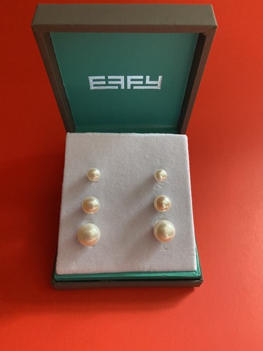 STERLING SILVER STUD EARRINGS SET 