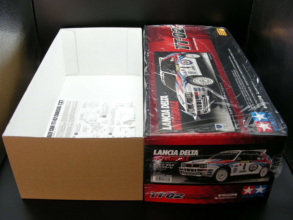 Tamiya 1/10 R/C Lancia Delta Integrale TT-02 Toy Car (58570) for