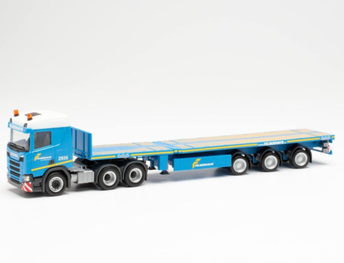 Herpa 313858 Scania CR 20 ND 6x4 Teletrailer Seater Felbermayr 1:87 - Picture 1 of 2