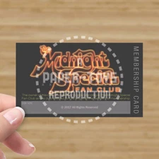 MIDNIGHT SPECIAL FAN CLUB MEMBERSHIP CARD
