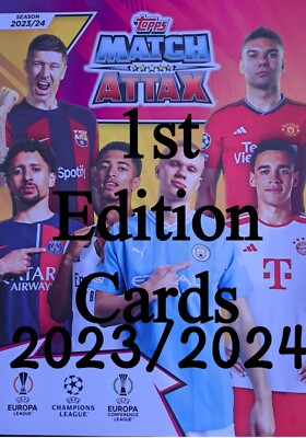 1st Edition Cards Match Attax 2023/2024 Topps First Base 23/24 Multi Discount