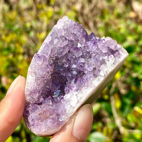 123G Natural amethyst rough stone Uruguay amethyst cluster block Amethyst - 第 13/17 張圖片