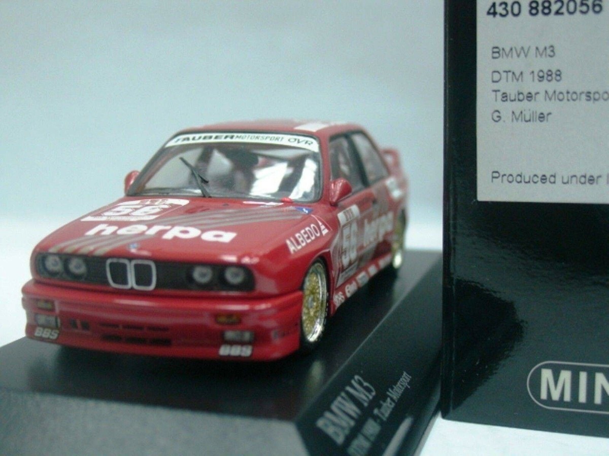 BMW M3 DTM 1988 Tauber #56 ミニチャンプス 1/18