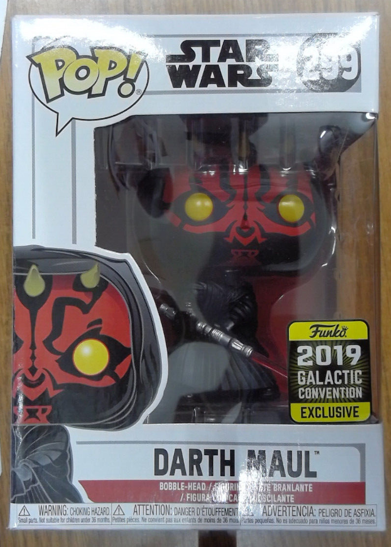 Funko POP! Star Wars #299 Darth Maul - 2019 Galactic Convention