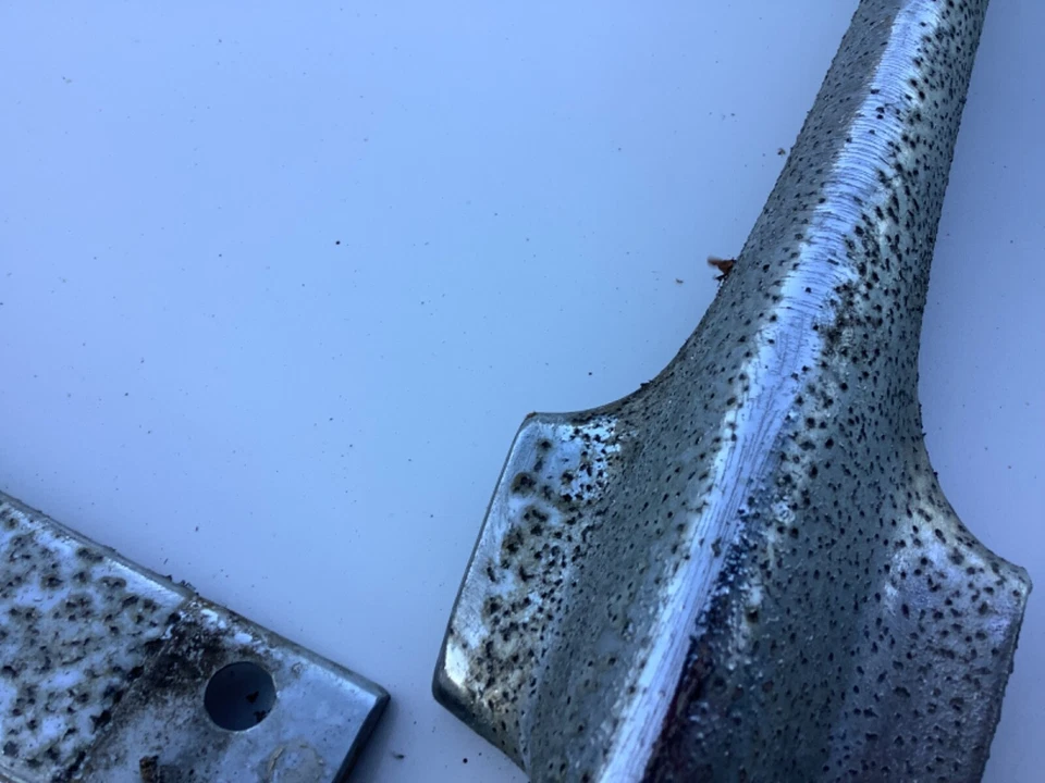 Hudson Hornet 1954 cromo capó adorno original picado Foto 4 de 4