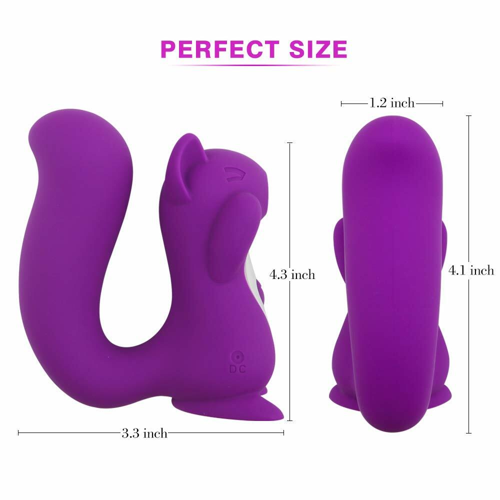 Image 11 - Cute Squirrel Clitoral Massager Vibrator with Sucking Nipples Clitoris Function