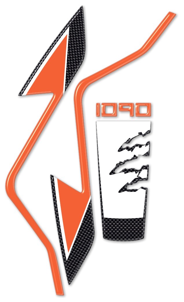 ADESIVI in GEL 3D PROTEZIONI PARASTELI per MOTO compatibili KTM 790 ADVENTURE R