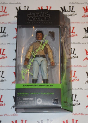 BILLY DEE WILLIAMS SIGNED/AUTOGRAPHED SW GEN LANDO CALRISSIAN ACTION FIGURE BAS