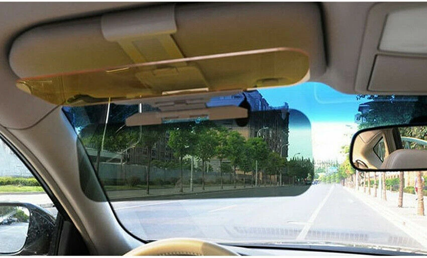 Extensión parasol universal para automóvil antideslumbrante conducción HD visión día noche tac Foto 4 de 4