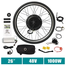 26" Rear Wheel 48V 1000W Electric Bicycle EBike Conversion Kit Hub Motor Cycling