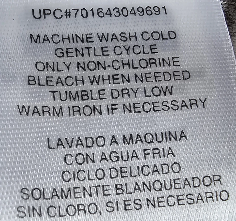 Anne Klein 运动女式衬衫上衣 M 码中号灰色白色条纹 — 第 4/4 张图片