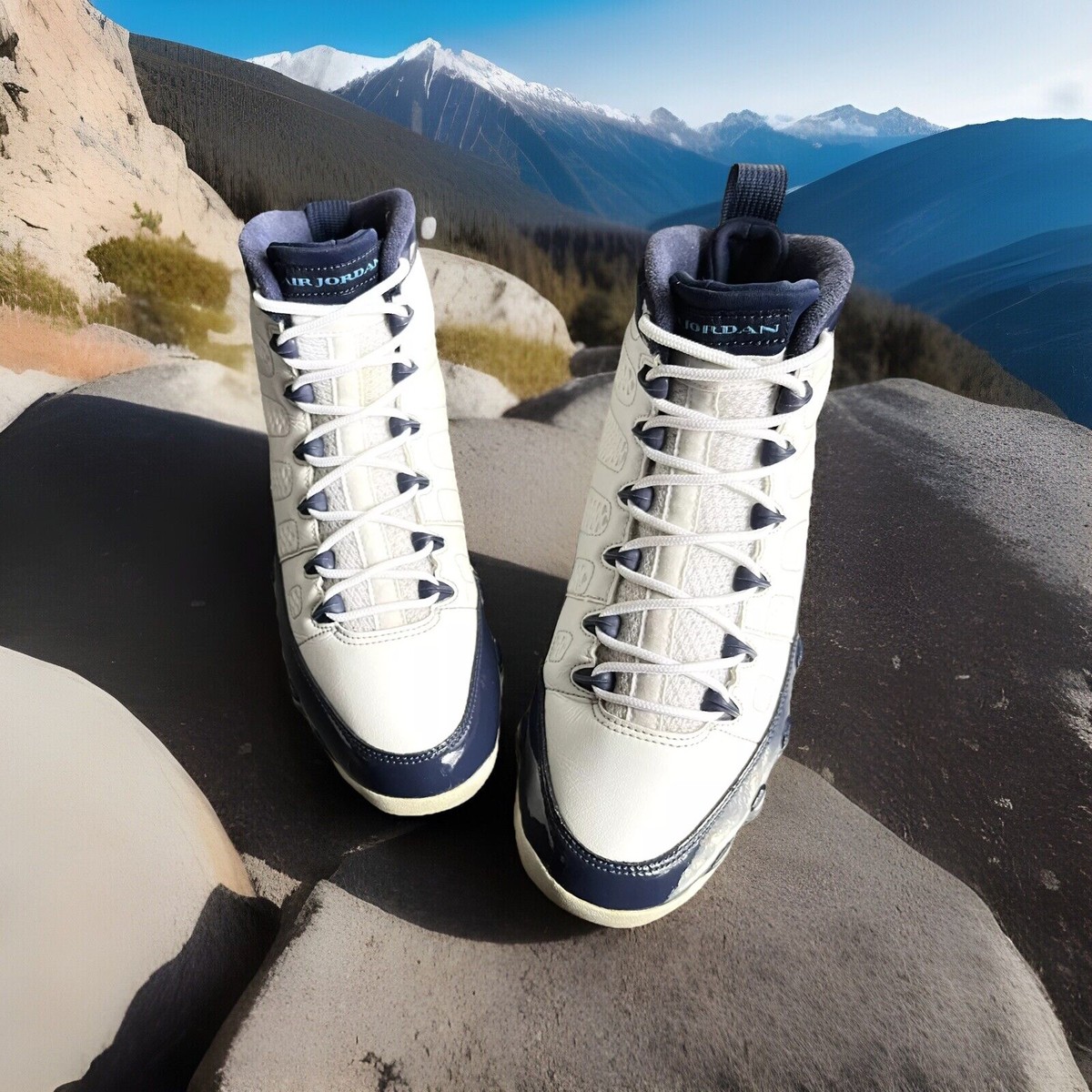 AIR JORDAN 9 IX RETRO HI BASKETBALL SNEAKERS WHITE/PEARL