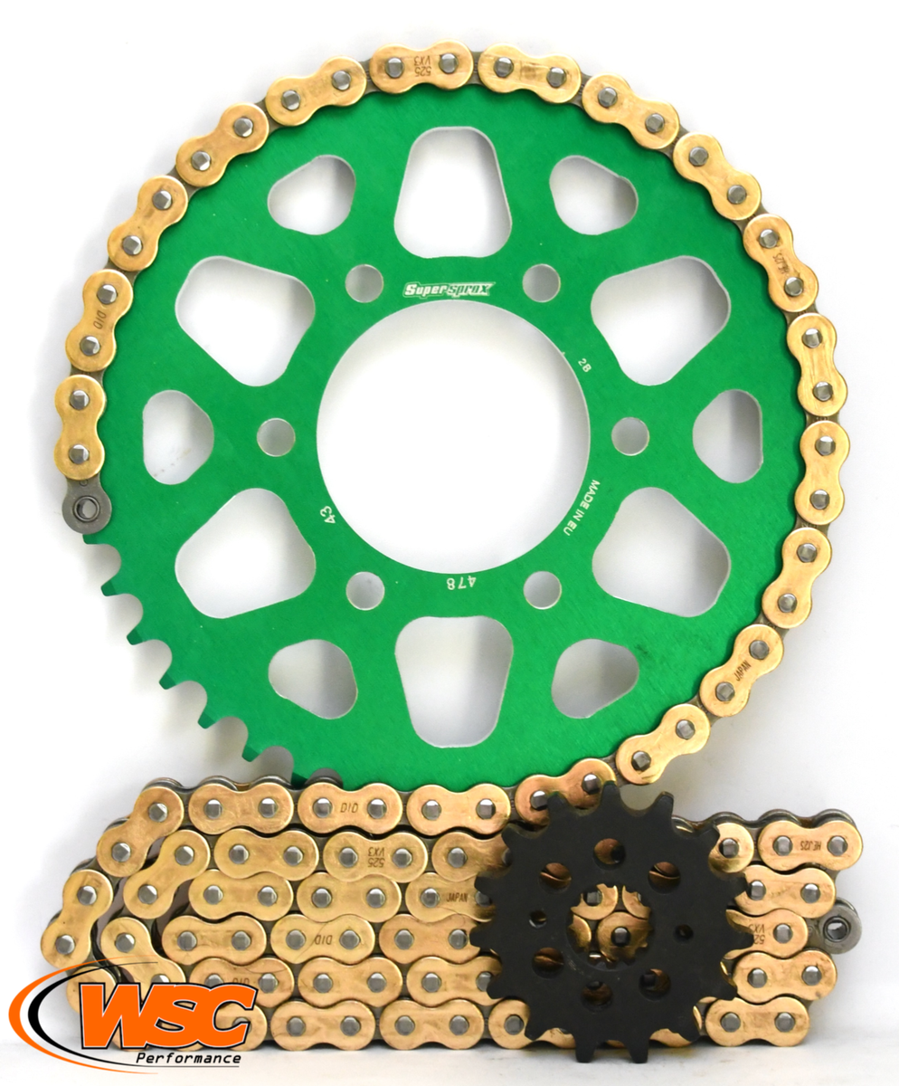 Supersprox DID Chain Sprocket kit Kawasaki ZX10R 11-15 478.39